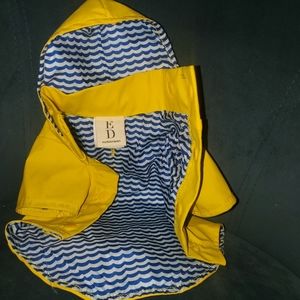 Puppy or XS Breed Hooded Yellow Rain Jacket